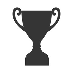 Wall Mural - trophy cup champion icon vector