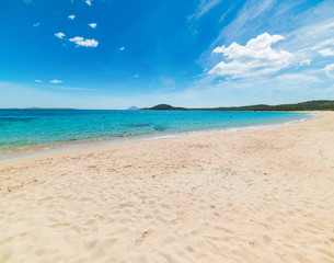 cloudy sky over Liscia Ruja beach