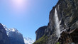 горы, водопад, Швейцария