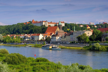 Sticker - Pirna - Pirna, skyline of the town