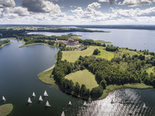 Lake Wigry National Park. Suwalszczyzna, Poland. Blue Water And
