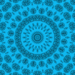 Abstract blue background with pattern