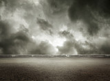 Fototapeta Storczyk - Stormy grey cloudy sky background