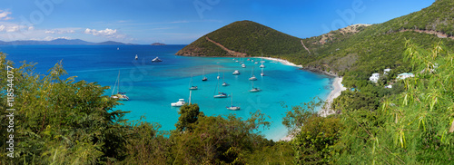 Fotografía Tropical shoreline in British Virgin Island (BVI), Caribbean