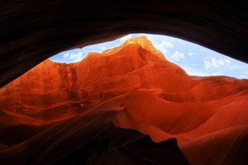 Wall Mural - Beautiful and Magic Antelope Canyon, Arizona, United States of America