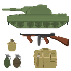 Military icon set