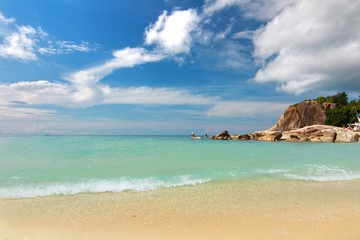   The Paradise beach. at Koh Samui in suratthani ,Thailand
