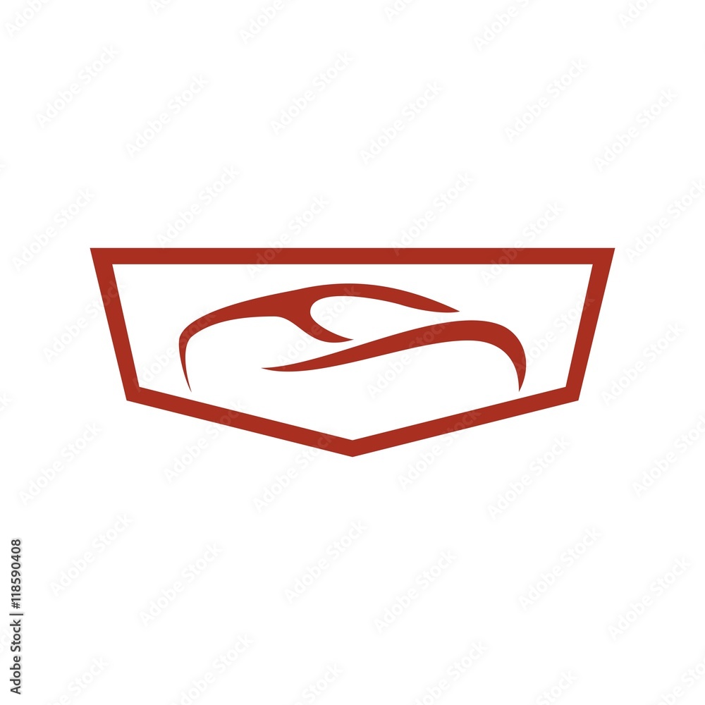 car race logo icon Vector Stock Vector | Adobe Stock