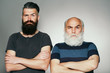 © Volodymyr - Old and young bearded men
