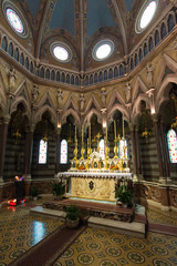 Isola del Gran Sasso,Italy - August 15, 2016: Shrine of San Gabr