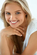 © puhhha - Portrait Beautiful Happy Woman With White Teeth Smiling. Beauty. High Resolution Image