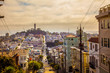city scape in san francisco during the summer