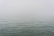 Foggy Ocean Waves Background