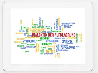 Canvas Print - Dialektik der Aufklärung