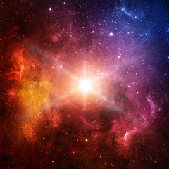 star and galaxy - elements of this image furnished by nasa