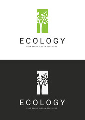 Tree logo. Ecology logotype 