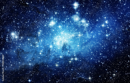 Fotografia Universe filled with stars, nebula and galaxy