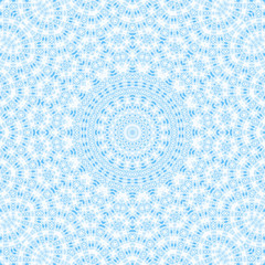 Abstract blue pattern on white