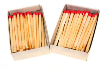 Two packs of matches