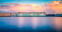 Hermitage Museum At Dusk