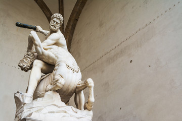 Wall Mural - Hercules and Nesso centaur statue