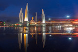 The Democracy Monument is a historical of constitution monument in Bangkok, Thailand.
