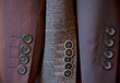 Buttons on a sleeve of man's suit