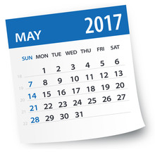 May 2017 Calendar Leaf - Illustration