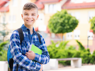 Poster - Boy back to school