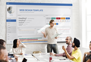 Poster - Creative Sample Website Design Template Concept