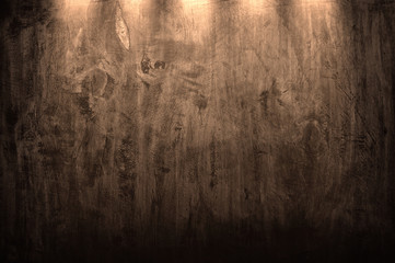 Wall Mural - old wood board with spotlight background