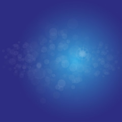 Wall Mural - abstract light blue bokeh background vector illustration. magic defocused glitter sparkles. good for