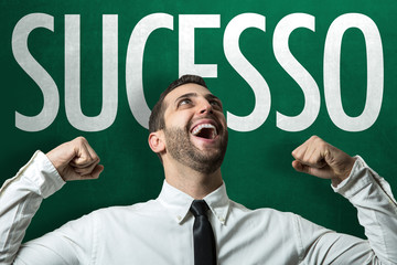 Wall Mural - success (in portuguese)