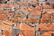 Czerwone dachy Dubrownika w Chorwacji 