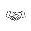 © lovemask - Handshake - vector icon.