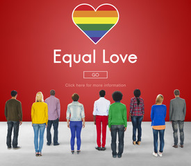 Poster - Gay LGBT Equal Rights Homosexuality Concept