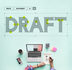 Wall Mural - design draft creative ideas concept