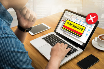 Data Failure computer Page Blocked Browsing Connection Data Fail