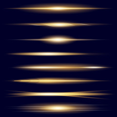 Wall Mural - Creative concept Vector set of glow light effect stars bursts with sparkles isolated on black background. For illustration template art design, banner for Christmas celebrate, magic flash energy ray