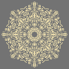 Wall Mural - oriental abstract vector pattern