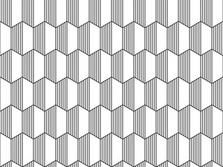 Wall Mural - Geometric background. 3D design, rectangles. Line design. Seamless pattern, vector illustration EPS 10
