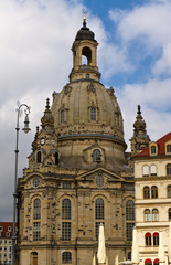 Fototapete - Dresdener Frauenkirche 