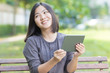 © chajamp - Woman Use Tablet