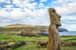 Moais  in Easter Island Chile