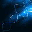 © foxaon - Blue Medical Science Futuristic Technology Abstract Background