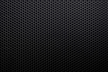 Wall Mural - black metal grid
