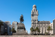 Salvo Palace On The Independence Square, Montevideo, Uruguay