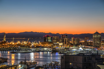 Wall Mural - Genova Landscape , Italy