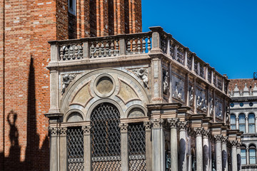 St Mark's Campanile - bell tower of St Mark Basilica. Venice.