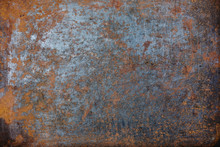 Steel Walkway Mats Sprayed Red Rust.Iron Surface Rust